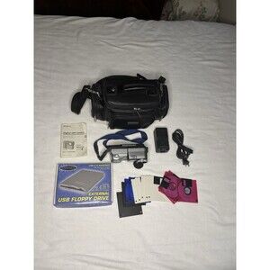 Sony Mavica MVC FD88 Digital Camera Bundle USB Drive 14 Disks Tested
